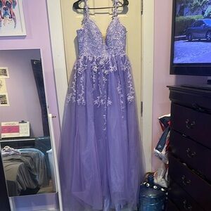 Lavender Prom Dress